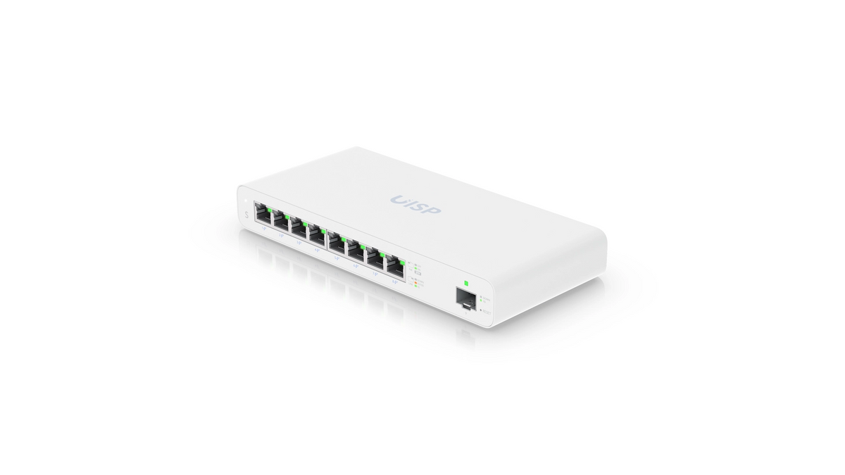 UISP SWITCH 8 PORTS GIGA 1 SFP 1G / Budget PoE 110W 24V