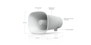 HAUT PARLEUR POE 120dB IP66 UP-AI-Horn-Speaker-W – vue 3