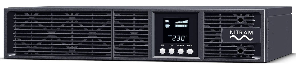 ONDULEUR 1KVA ON LINE TOUR/RACK MONO/MONO / 6 prises IEC C13 / LCD