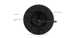 CAMÉRA G6 TURRET INT/EXT 4K POE IR 30M Noire – vue 5