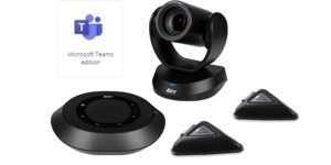 Système de visioconférence cam + hp + micro + télécommande + hub – vue 2