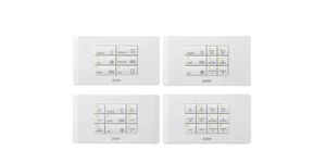 SYSTEME DE CONTROLE 12 BOUTONS POE CLAVIER A 12 BOUTONS UE 2 GANGS – vue 3