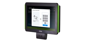 Commutateur KVM accessoire lecteur de badge – vue 3
