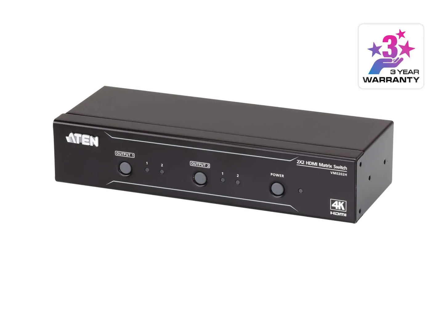 Commutateur KVM switch matrix 2X2 4K HDMI up to 15m