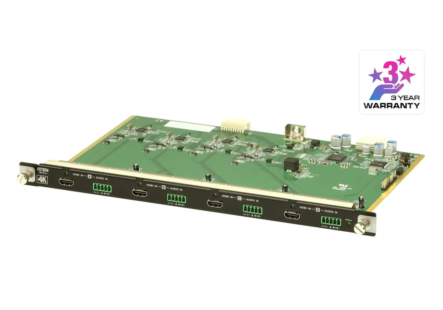 Commutateur KVM carte d'entrée 4 ports HDMI 4K