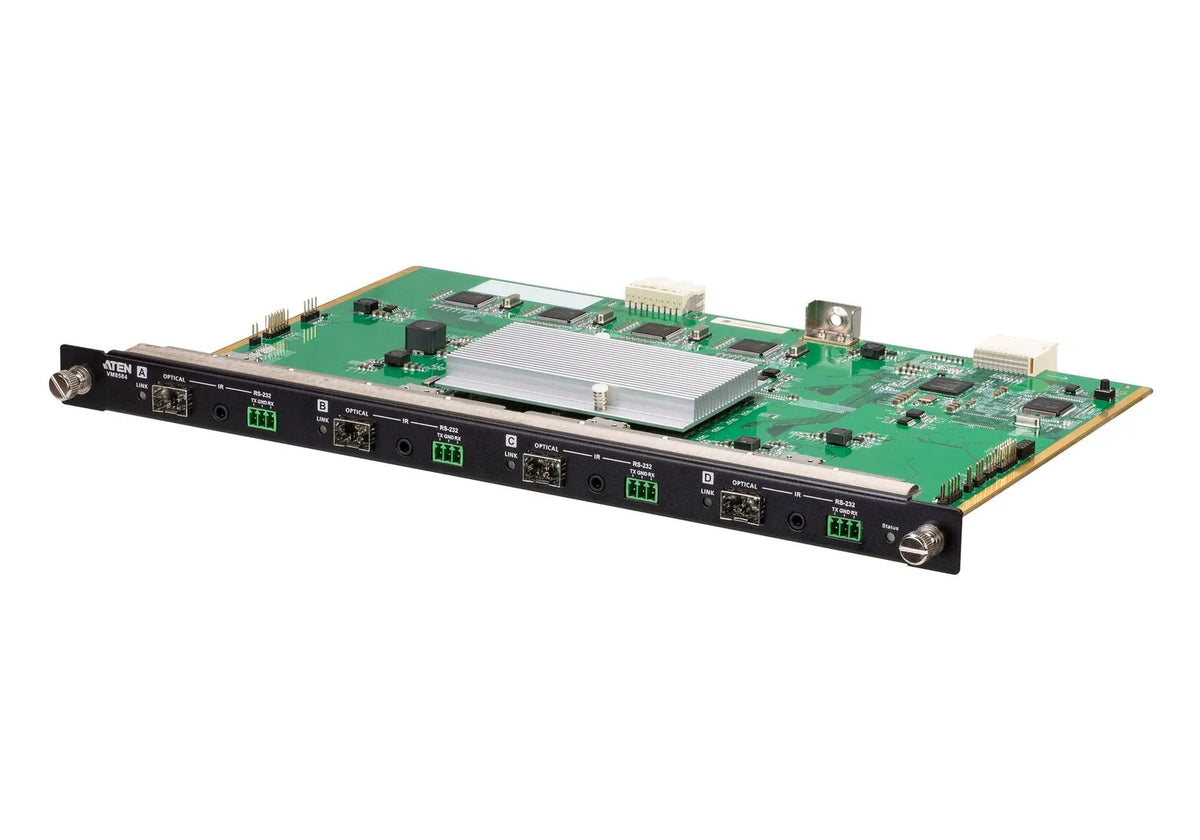 CARTE SORTIE OPTIQUE 10G 4 PORTS 4K A 10KM