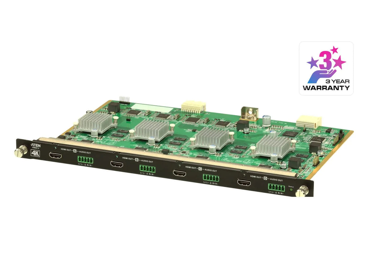 Commutateur KVM carte de sortie 4 ports HDMI 4K