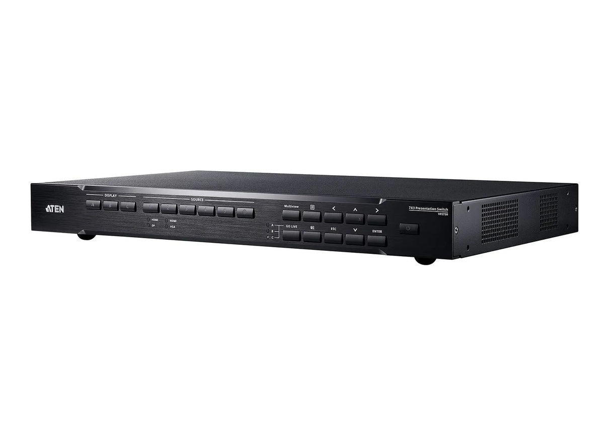 Commutateur KVM transparant avec ajusteur / diffusion / melangeur