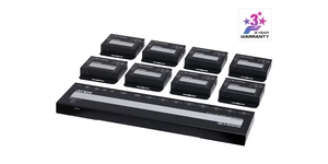 Commutateur KVM Repartiteur Cat 6 HDMI 4K a 8 ports – vue 2