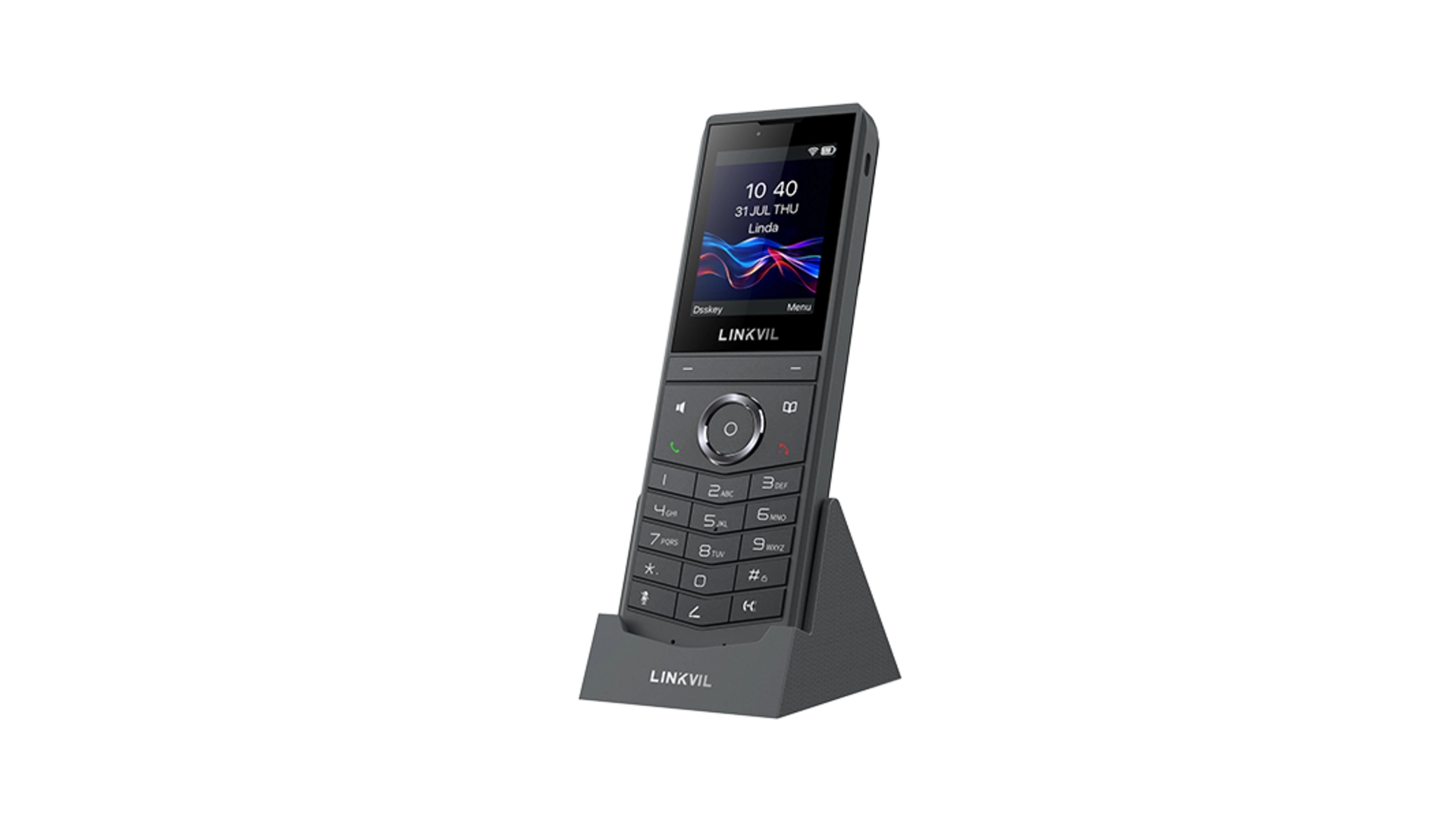 TELEPHONE WIFI 6 PORTABLE ECRAN 2' 8 COMPTES SIP Wi-Fi bi-bande 802.11 a/b/g/n/ac (2.4 GHz / 5 GHz)