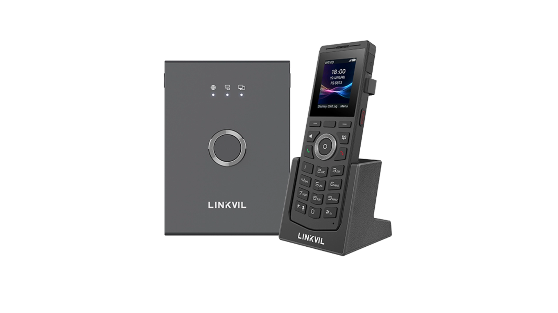 Téléphone sans fil pack DECT borne W710D + DECT W610D