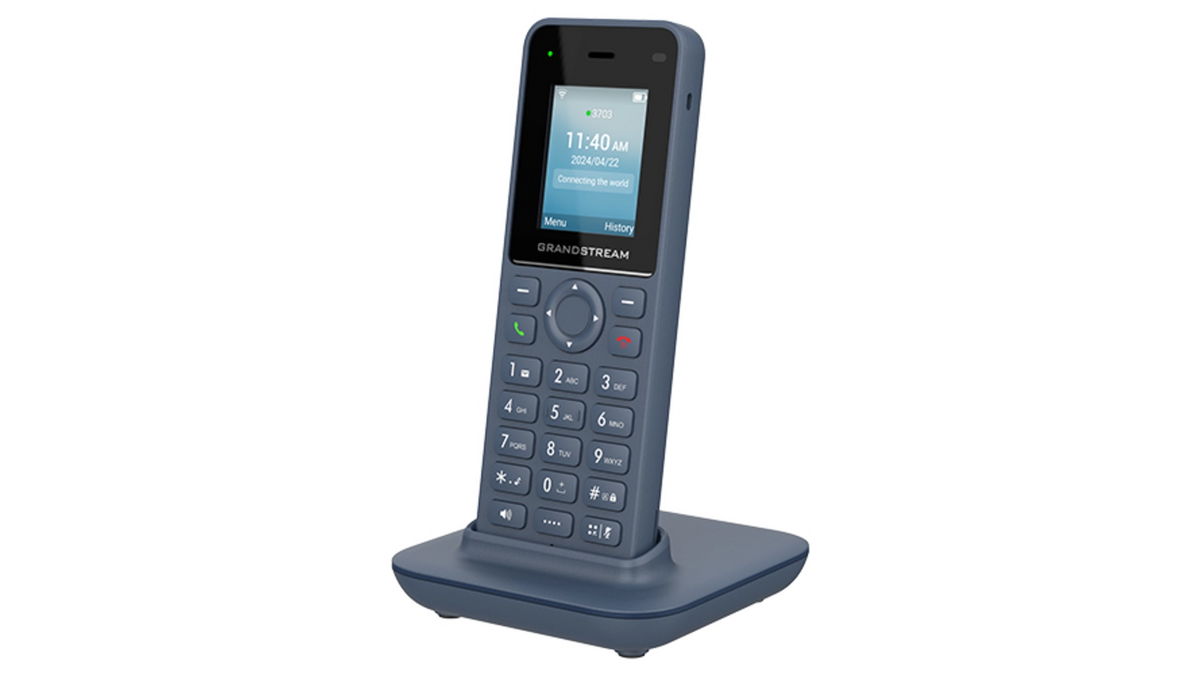 Téléphone sans fil 2 Comptes SIP, 2 lignes usb-c psu Bouton urgence