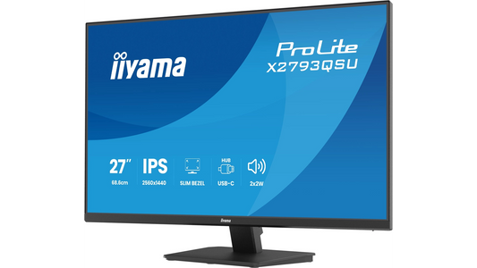 Écran informatique 27' ultra mince dalle ips hp