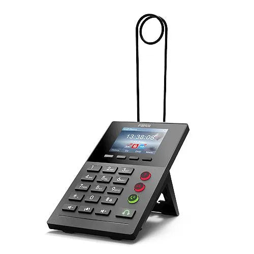 Téléphone IP écran lcd 2.8' port RJ9 et jack 3.5mm