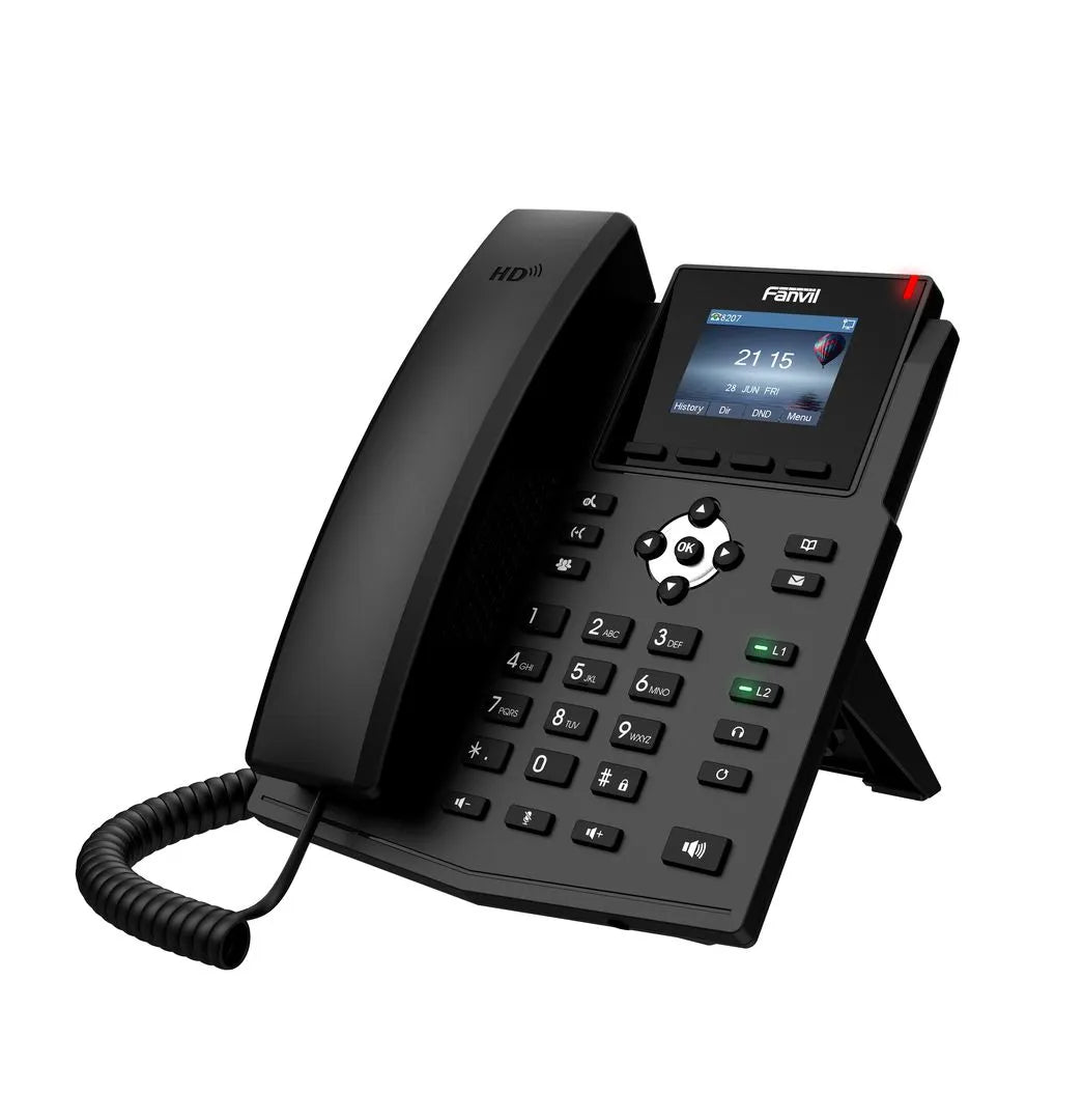 TELEPHONE 2 COMPTES SIP POE ECRAN 2.4' couleur