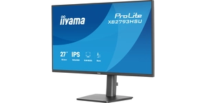 ECRAN 27' ULTRA MINCE DALLE IPS 1920x1080 Pied reglable hauteur, HDMI, DP, HUB USBx2 1ms – vue 2