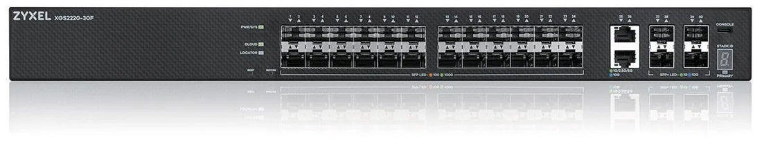 24 PORTS 1G SFP 4 PORTS 10G SFP+ 2x10mG RJ45 1 AN NEBULAFLEX PRO INCLUS