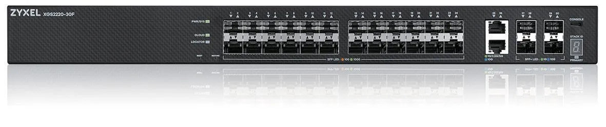24 PORTS 1G SFP 4 PORTS 10G SFP+ 2x10mG RJ45 1 AN NEBULAFLEX PRO INCLUS