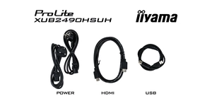 ECRAN LED 24' DALLE IPS 4MS 250cd WEBCAM INTEGRE HP 1xHDMI 1xDP 3xUSB – XUB2490HSUH-B2 – vue 6
