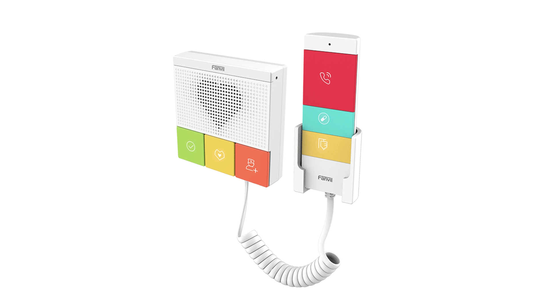 INTERCOM AUDIO 6 BOUTONS IP54 POE 2 COMPTES SIP Antibacterien