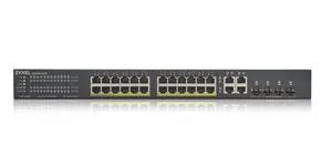 SWITCH HYBRIDE 24 PORTS POE+4 COMBO 375W