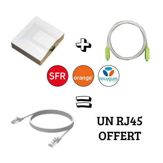 Arancione / Bouygues / Sfr Confezione in Octofibra da 2 m