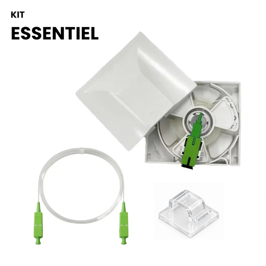 Kit Essentiel Rallonge Fibre Optique Invisible – Déplacez votre box internet facilement Octofibre