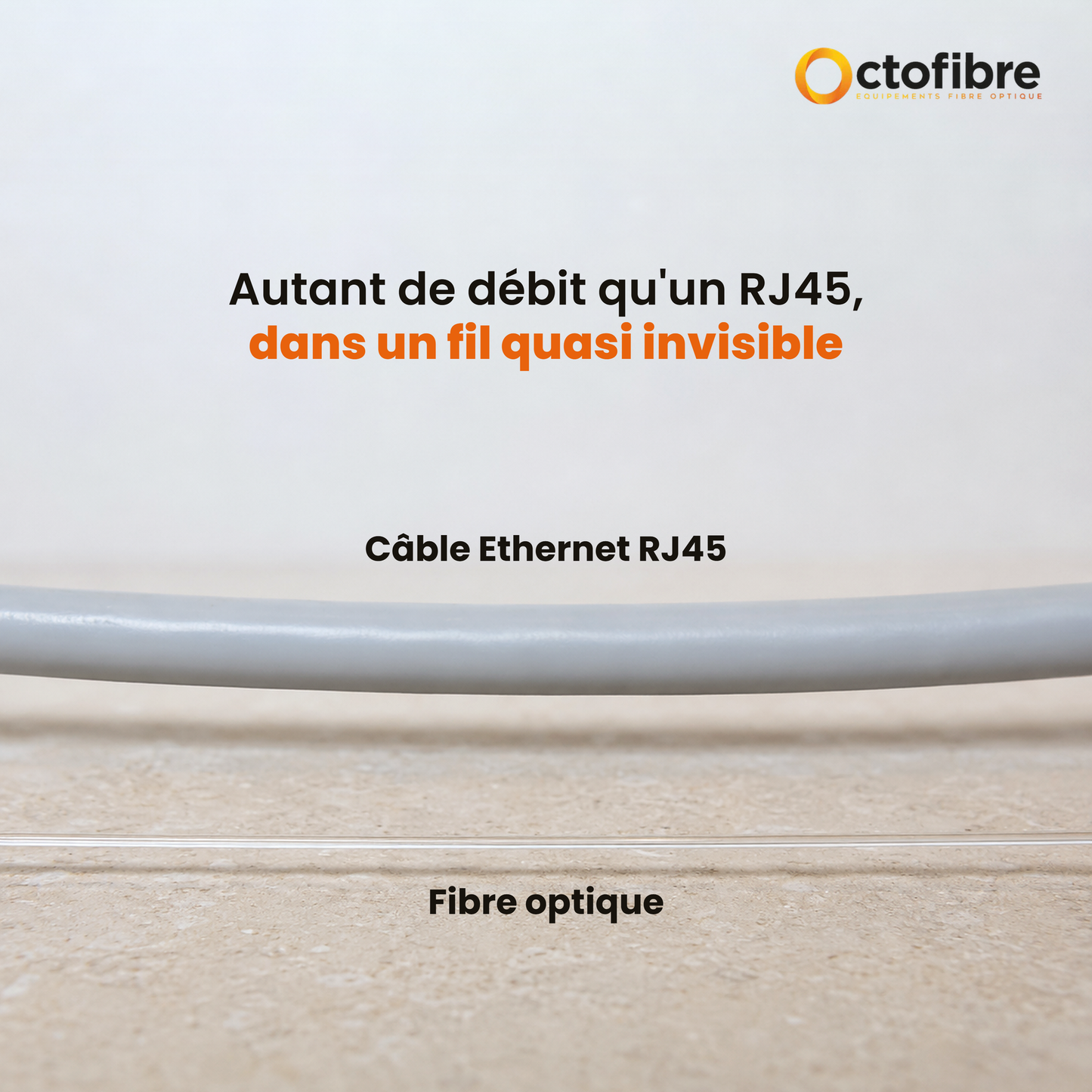 Kit Octofibre Collegamento Gigabit Invisibile