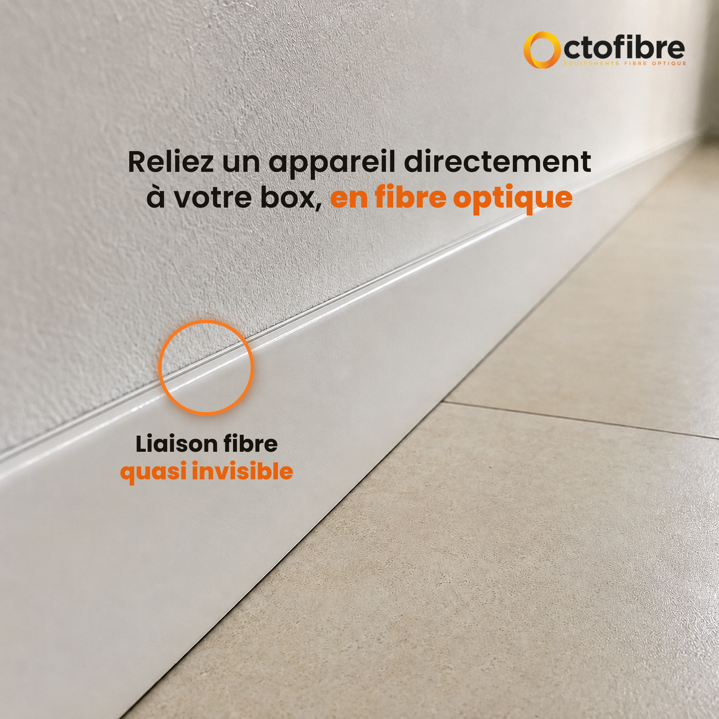 Kit Octofibre Collegamento Gigabit Invisibile